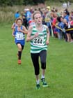 The under-13s girls winner.